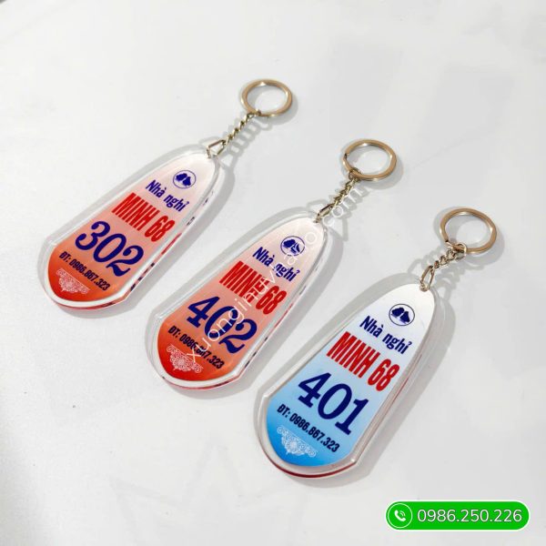 móc khóa khách sạn