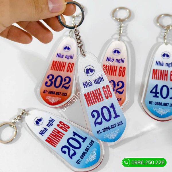 móc khóa nhà nghỉ