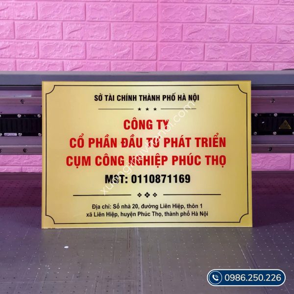In UV biển mica công ty