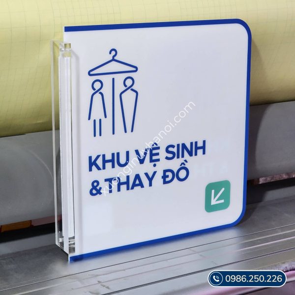 biển chỉ dẫn phòng thay đồ