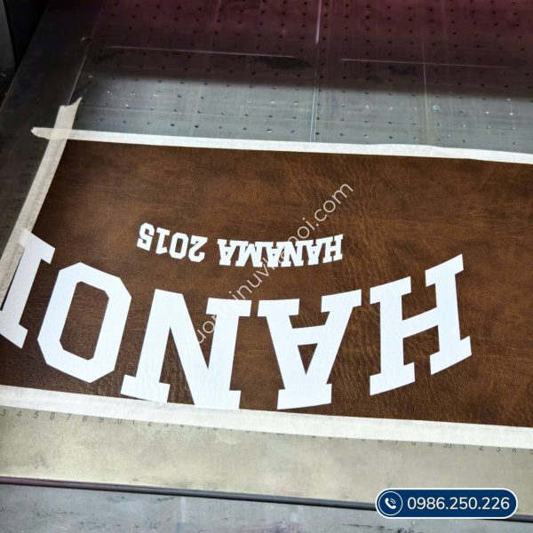 dịch vụ in logo lên da