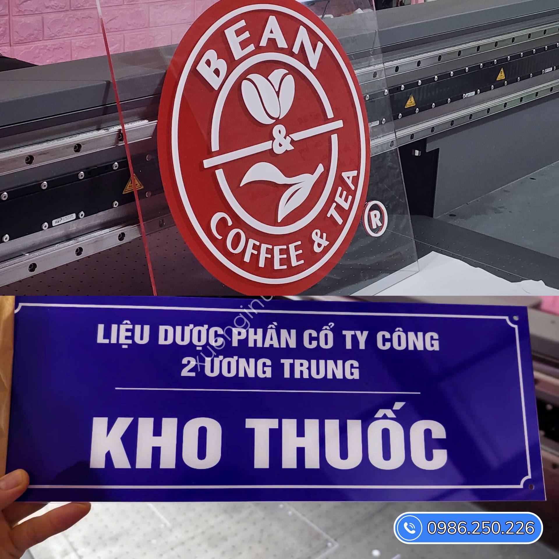in uv lên mica
